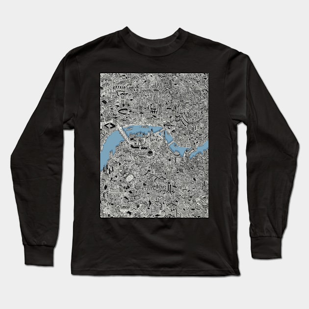 london map Long Sleeve T-Shirt by ol1ie